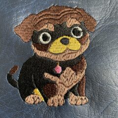 In The Hoop Rotweiller Digital Download Machine Embroidery Design File 4x4 Hoop