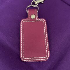 In The Hoop Blank Rectangle Keyring Digital Download Machine Embroidery Design File 5×7 Hoop