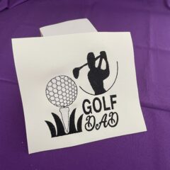 In The Hoop Golf Dad 2 Digital Download Machine Embroidery Design File 5x7